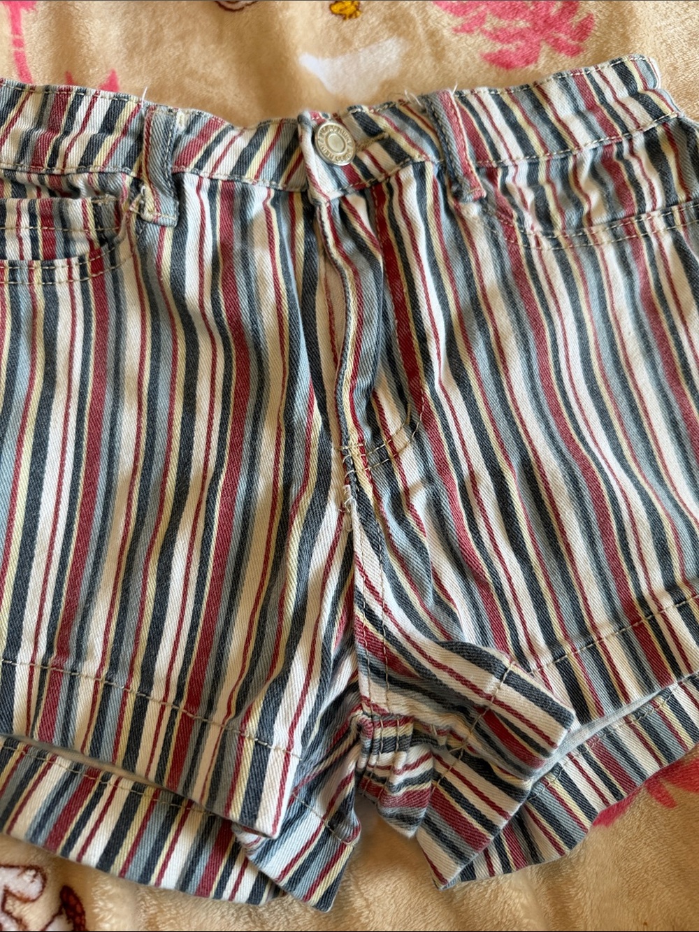 Indigo Rein Short Striped Shorts Size 7 Juniors Summer Beach Bohemian Boho - Picture 3 of 9